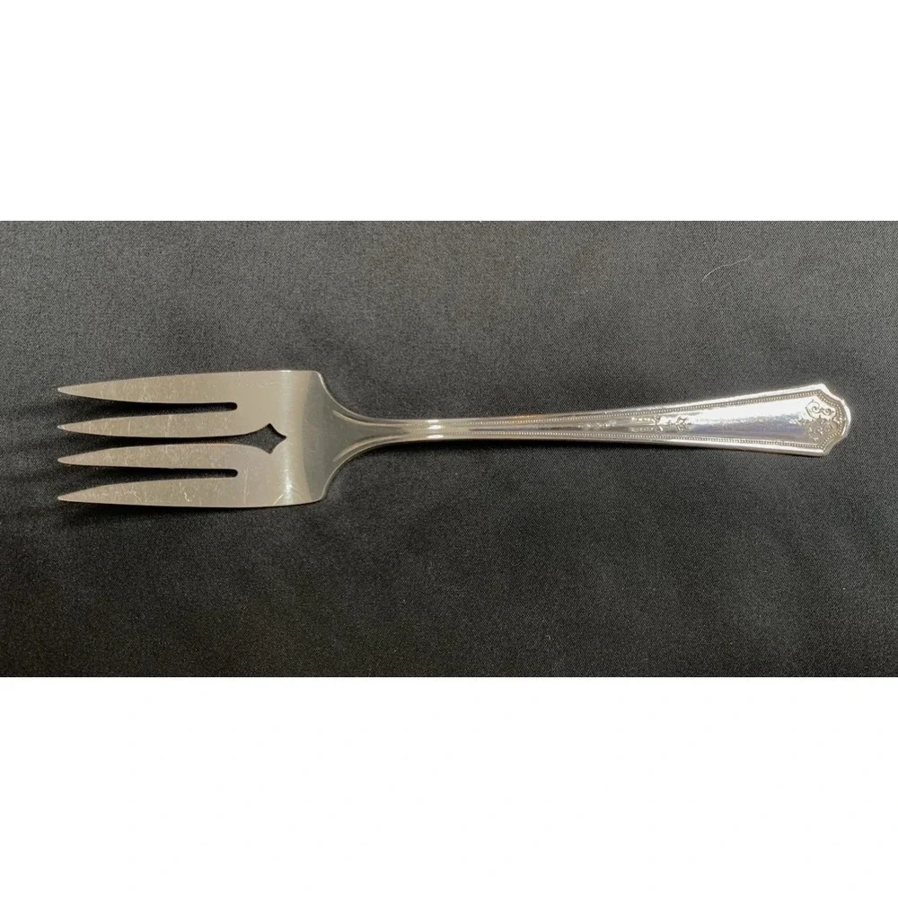 Oneida Vernon Hampton-Thelma Cold Meat Fork Silverplate